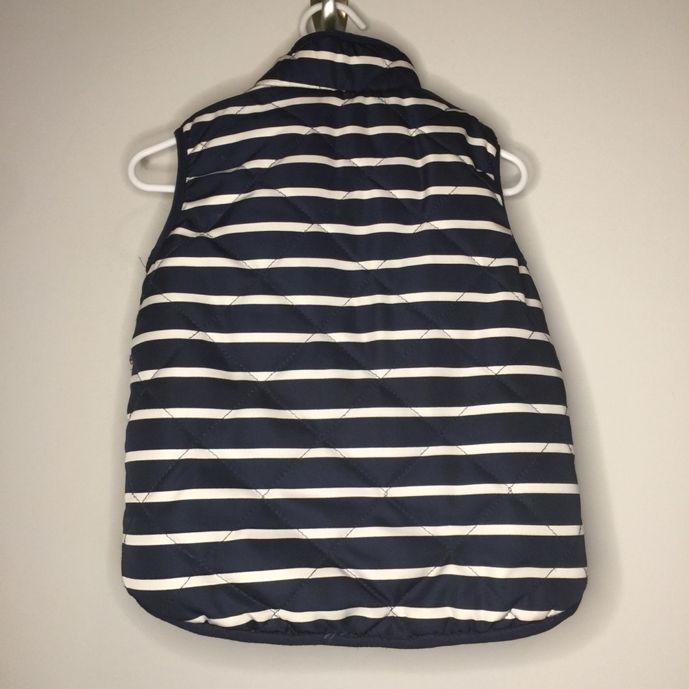 J. Crew Girls Excursion Quilted Vest In Stripe - Picture 7 of 7